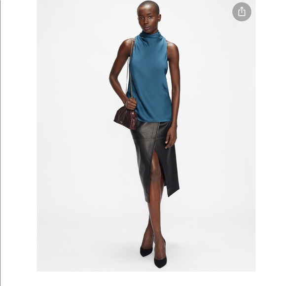 Ted Baker London Tops - Ted Baker Jadis Draped High Neck Top